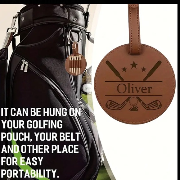 Golf Tee Holder with Custom Name - Picture 4 of 8